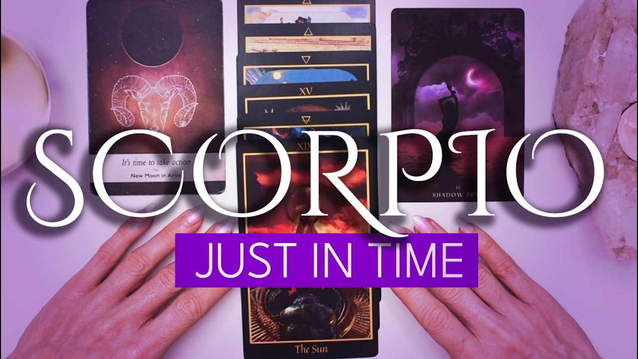 SCORPIO TAROT READING | &ldquo;IT&rsquo;S HAPPENING&hellip; NOW! GET READY TO MOVE!&rdquo; JUST IN TIME