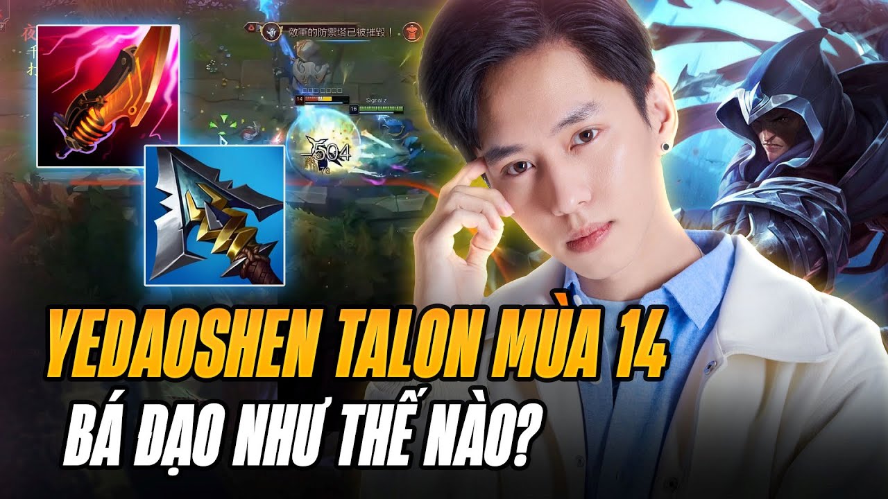 BEST TALON TRUNG QUỐC YEDAOSHEN DU ĐẤU CAO THỦ HÀN VÀ GIÁO ÁN FARM MẠNG CỰC KHÉT MÙA 14