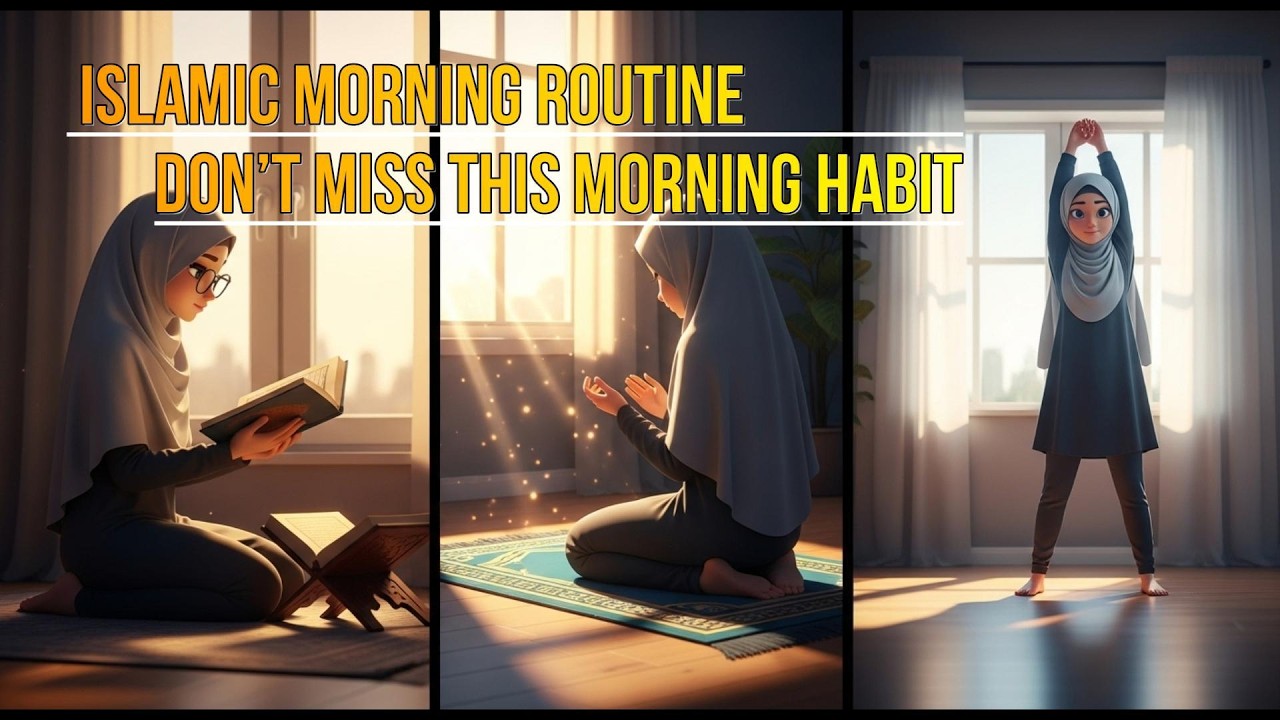 Islamic Morning Routine for a Peaceful Day | Hijabi Animation