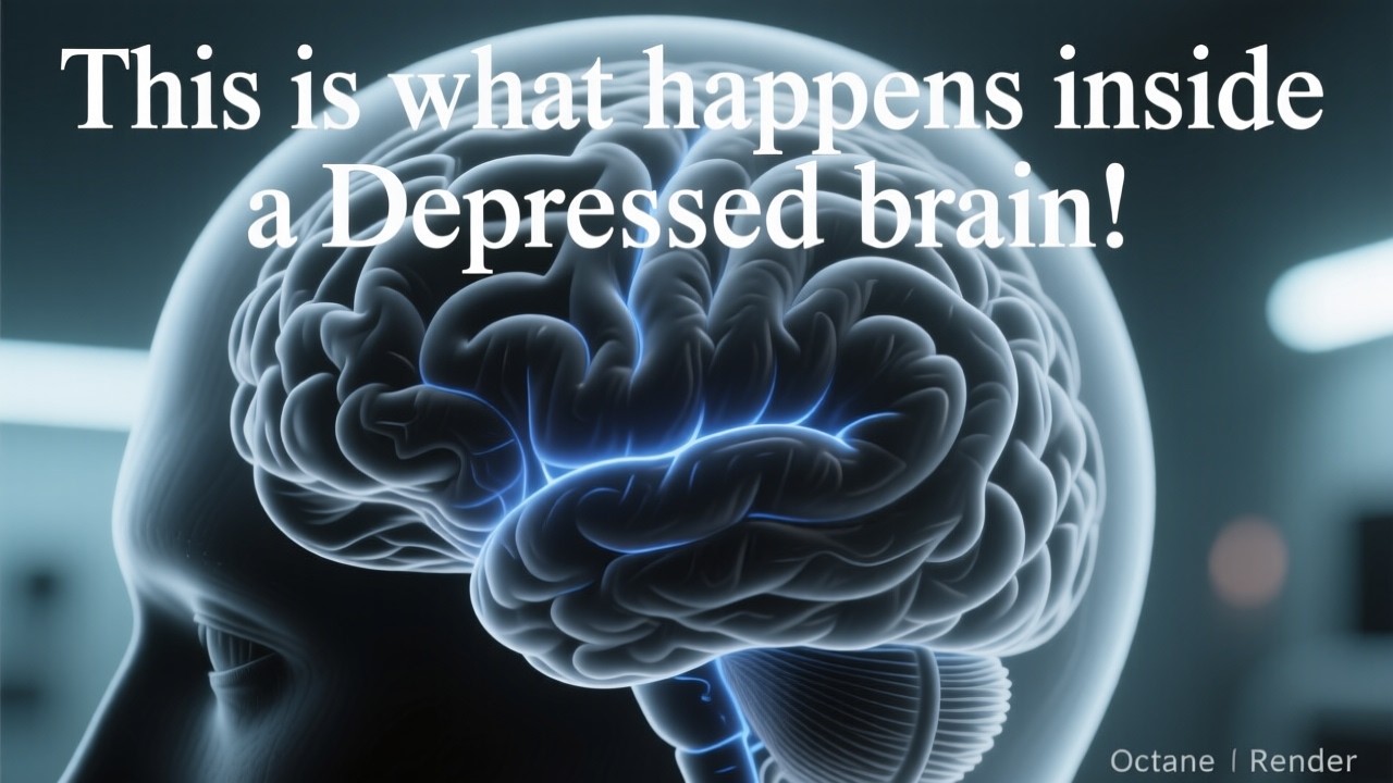Depression in the brain: How it actually looks!
