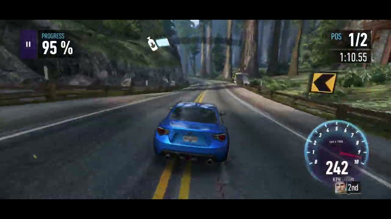 Part 2 of nfs need for speed playing in mobile 