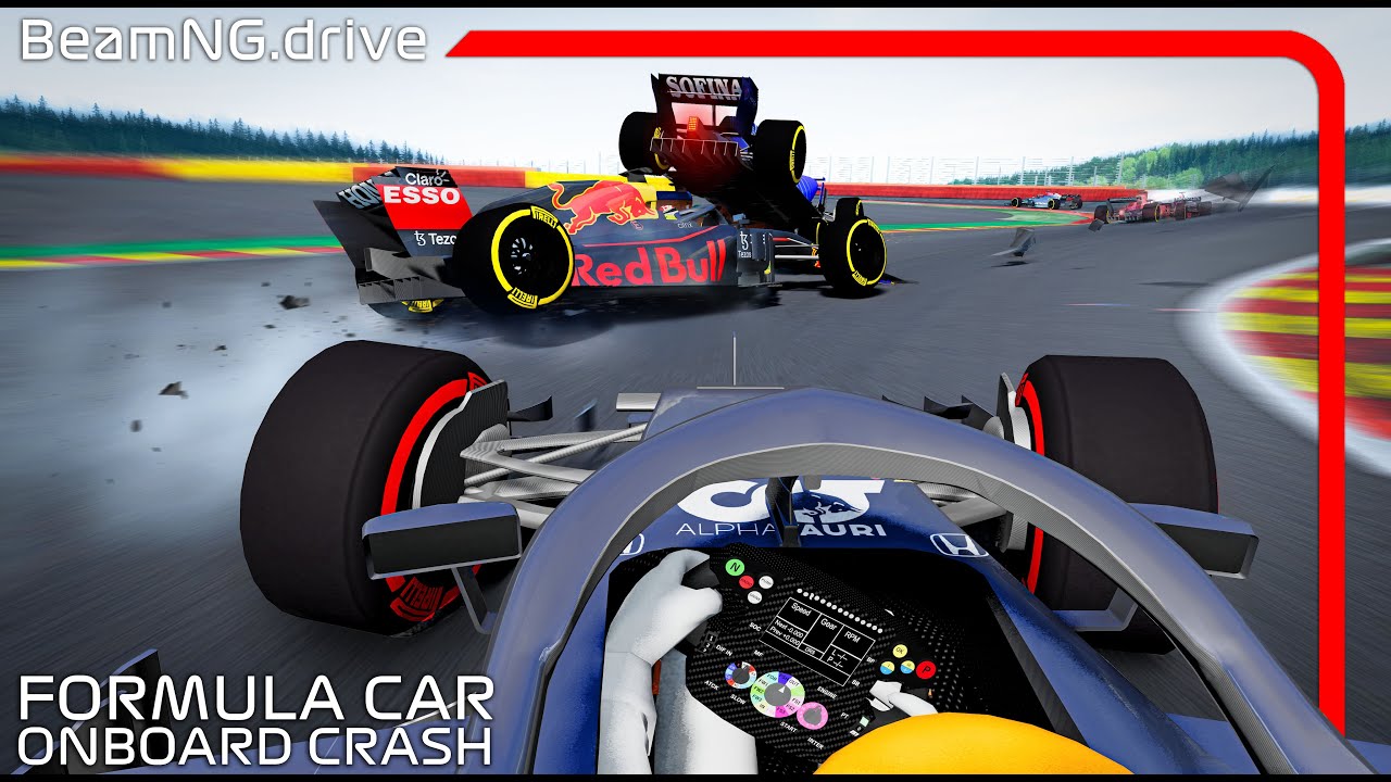 Formula Car Onboard Crashes #17 | BeamNG.drive | F1 MOD | 60FPS