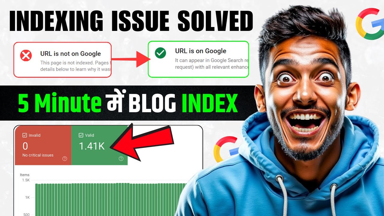 5 मिनट में Blog Index करें और सभी Indexing Errors ठीक करें