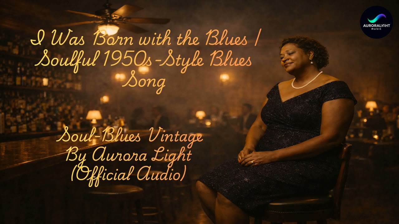 I Was Born with the Blues   Vintage Soul Blues By Aurora Light (Official Audio) 🎧