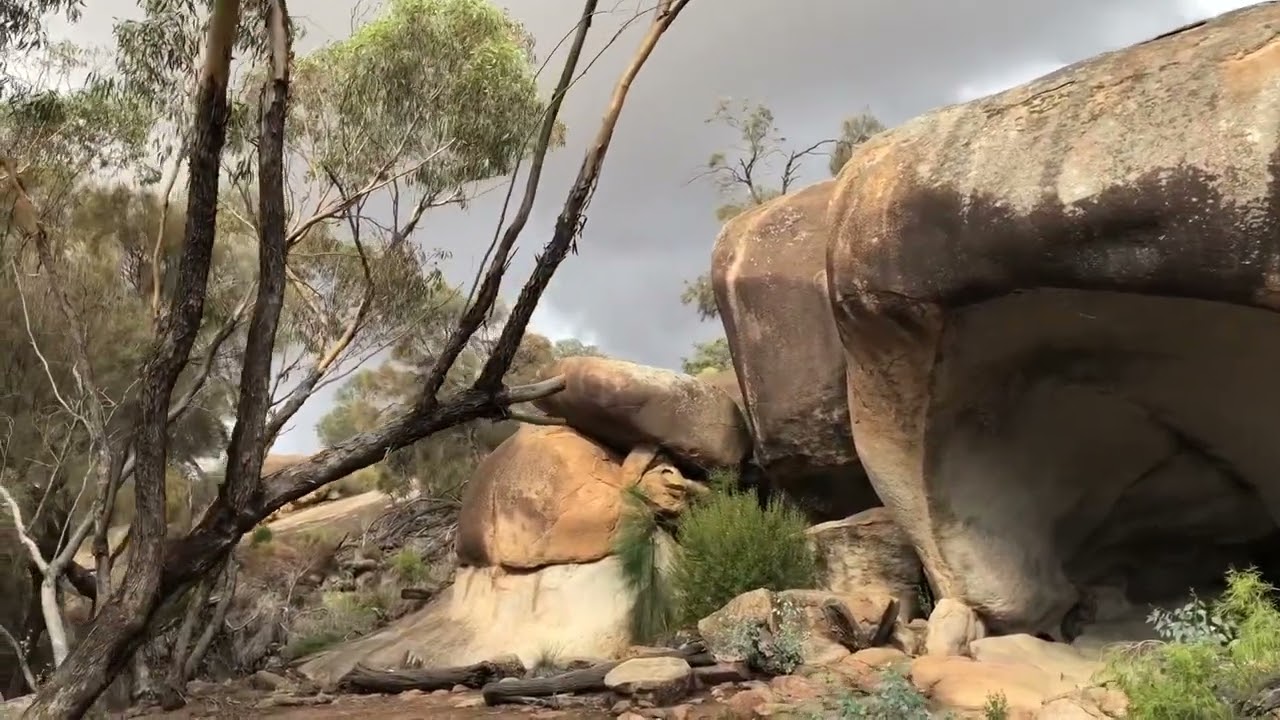 286. Wave Rock, Cafe Museum & Wildlife, & Mulga Rock Hyden (footage not shown from 2021) - West Aust