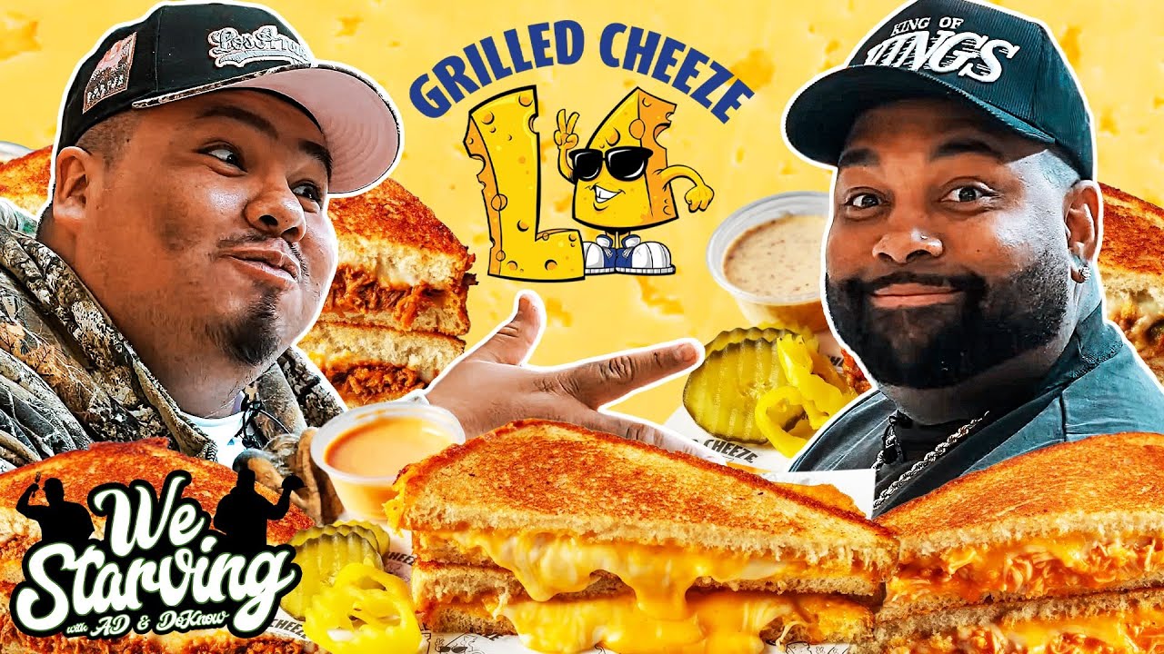 This Grilled Cheese Got Gumbo In It… AD & DoKnow Pull Up To Fox Hills Mall | We Starving