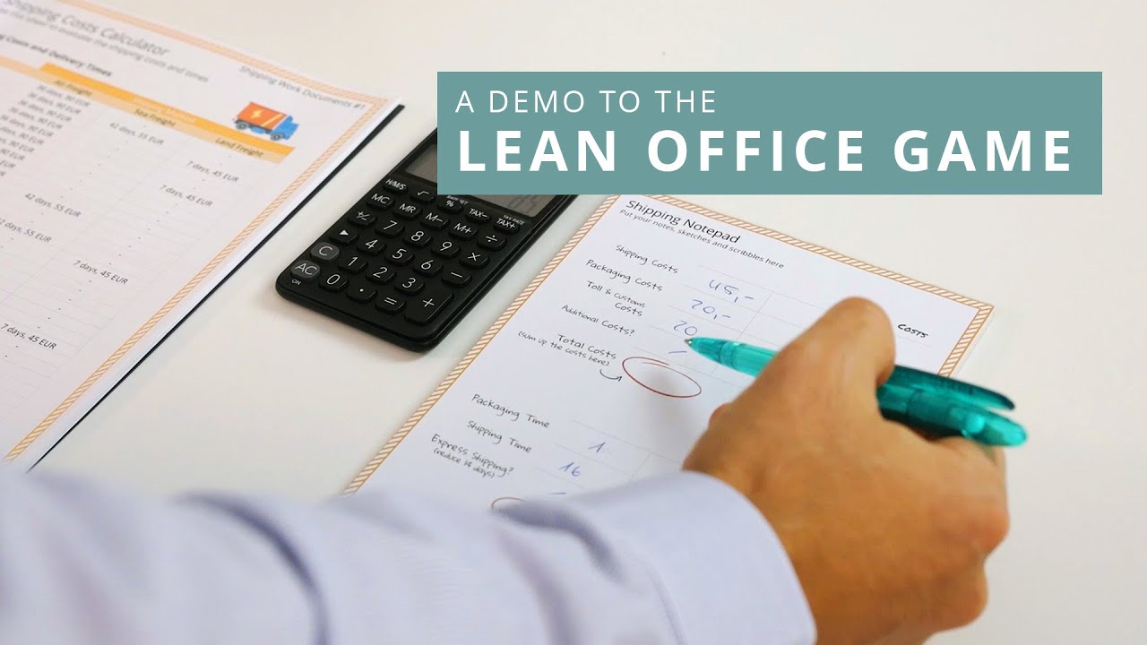 Lean Office Game - A demo to the Gameplay and Roles