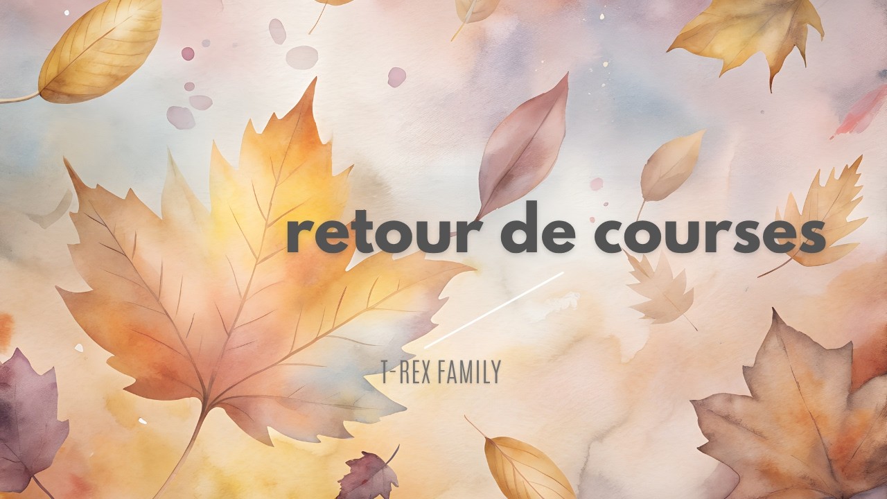 Retour de courses Leclerc 🛒 🛒 