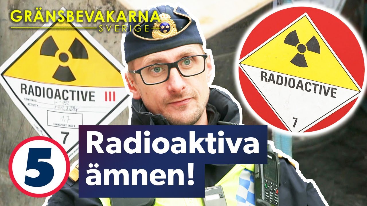 Tullen stoppar bil som reser med radioaktiva ämnen | Gränsbevakarna Sverige | Kanal 5