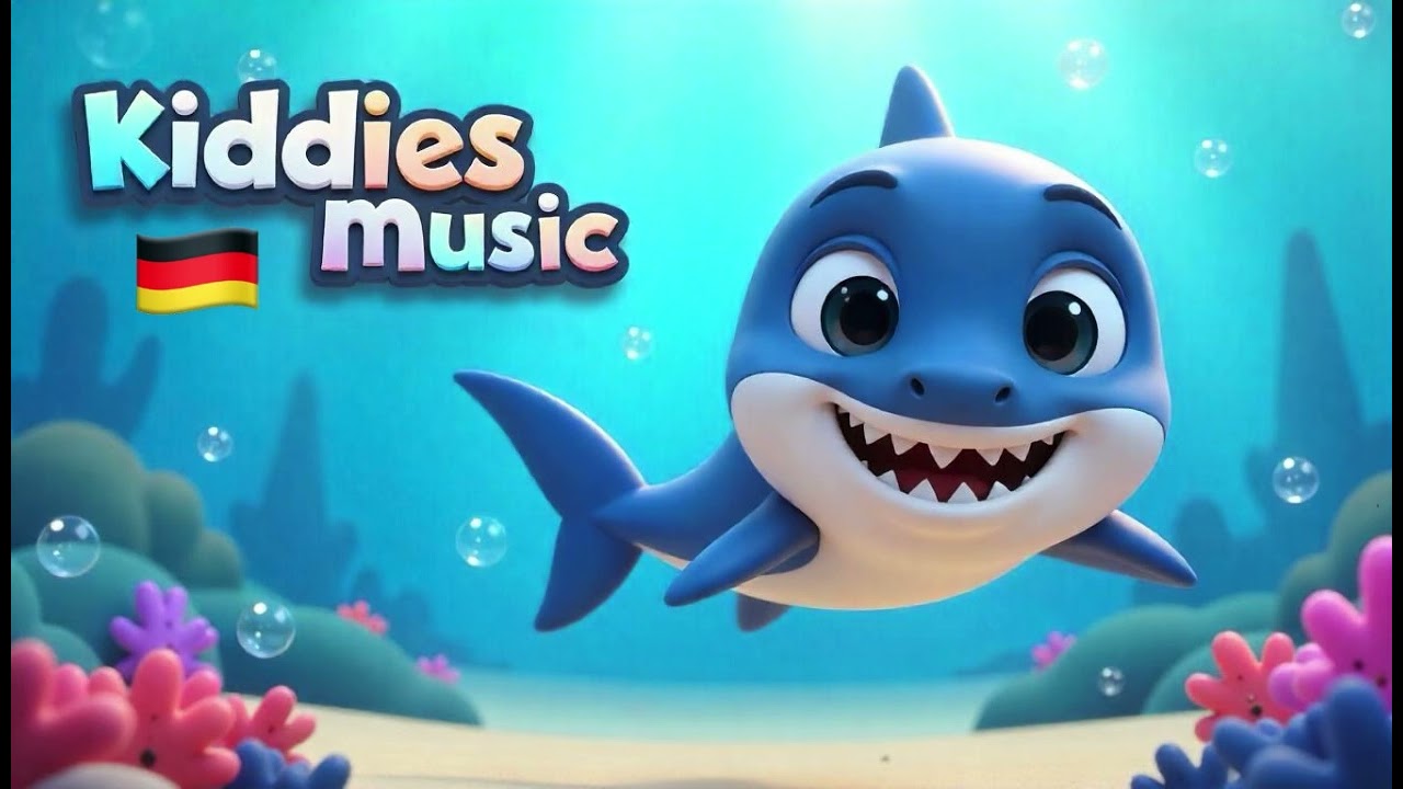 Kinderlied: Kleiner Hai – schwimm, schwimm mit! 🦈🇩🇪