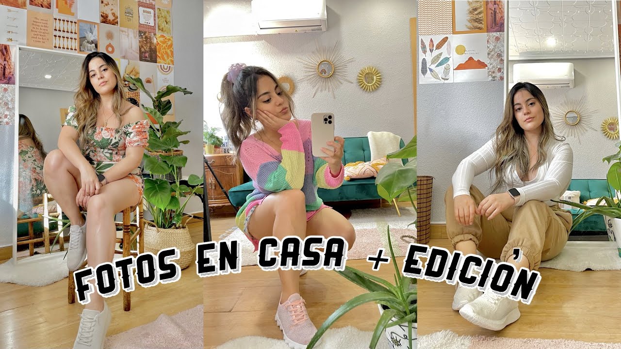 FOTOS SOLA en casa con el MÓVIL para INSTAGRAM