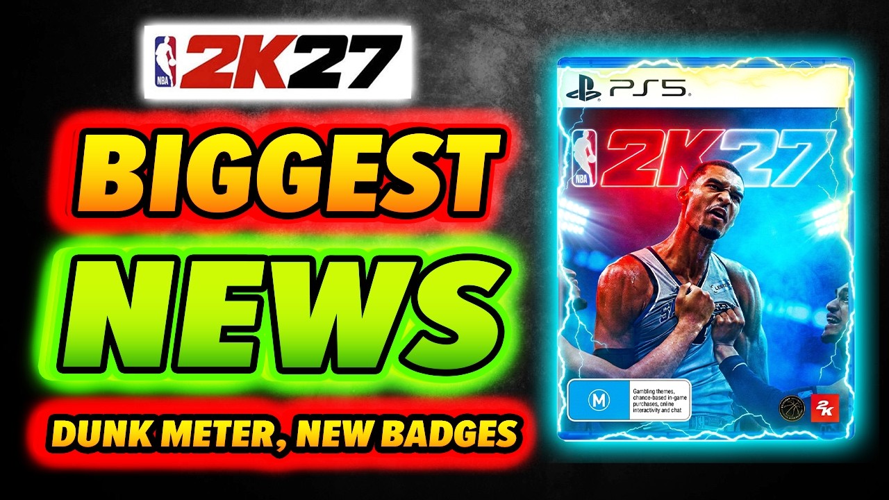 Вся главная информация об NBA 2K27 за 2 минуты (новые значки, индикатор данков)