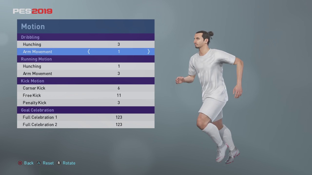 PES 2019 EDIT MODE - ZLATAN 