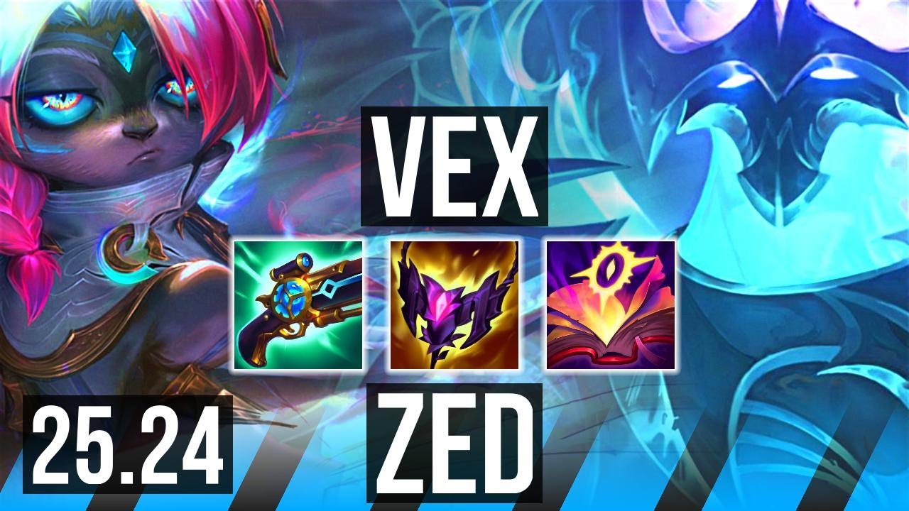 VEX vs ZED (MID) | EUW Master | 25.24