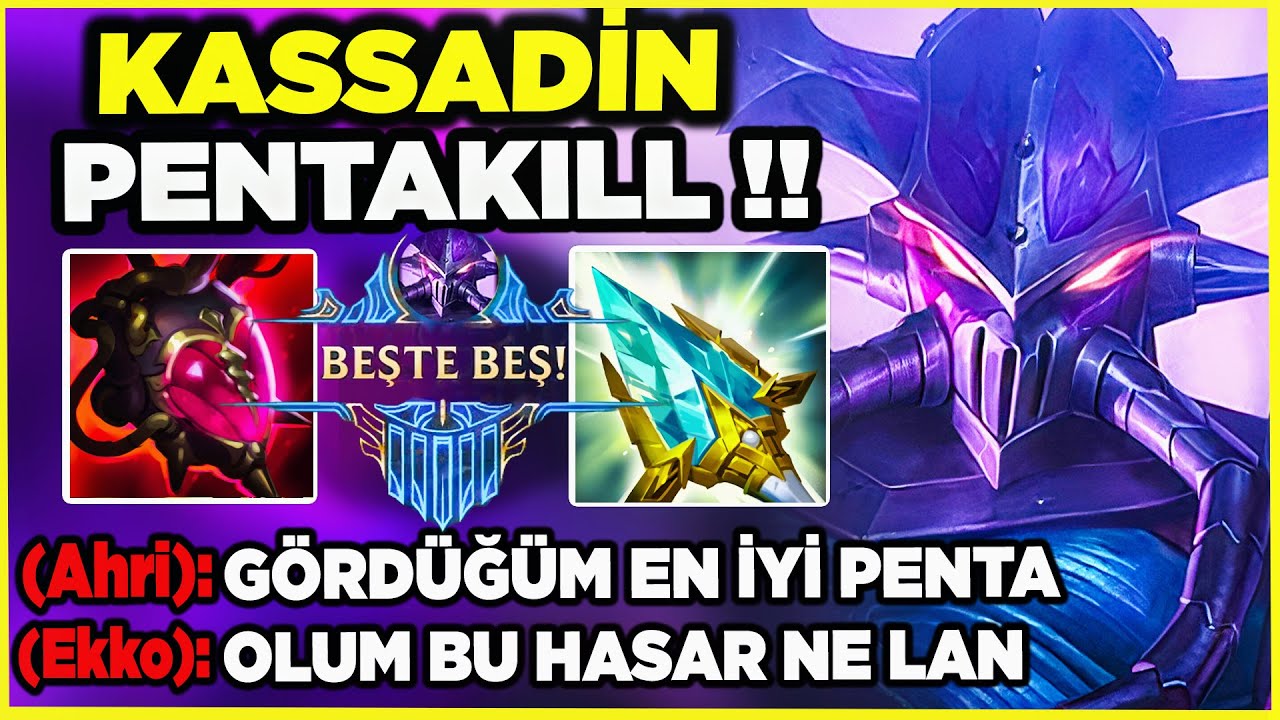 YUHH !! 1V5 KASSADİN PENTA !! OYUNUN İÇİNDEN GEÇTİM !! | Ogün Demirci
