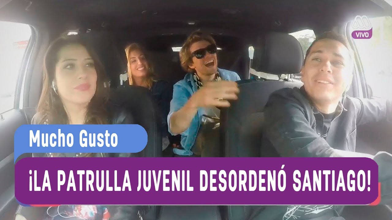 ¡La Patrulla Juvenil desordenó Santiago en #ElAutoMG! - Mucho gusto 2017