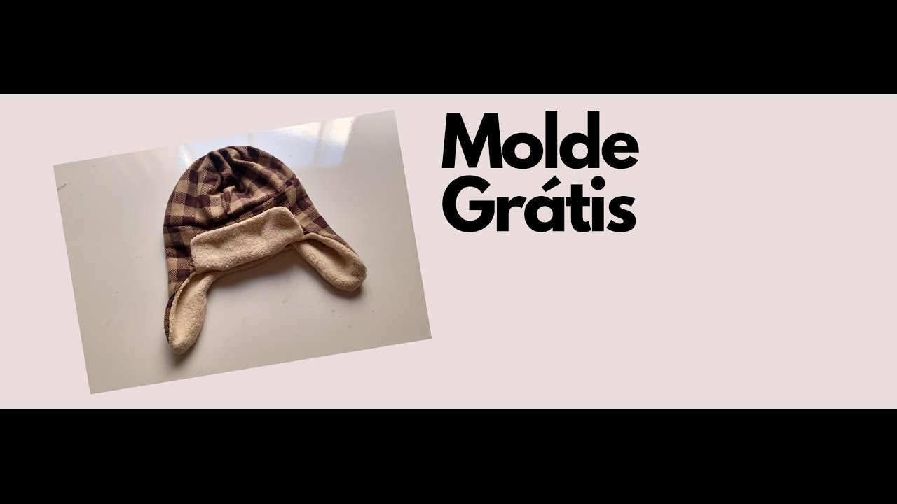 Touca infantil facil e rápido | Touca aviador fácil e rápido #diy