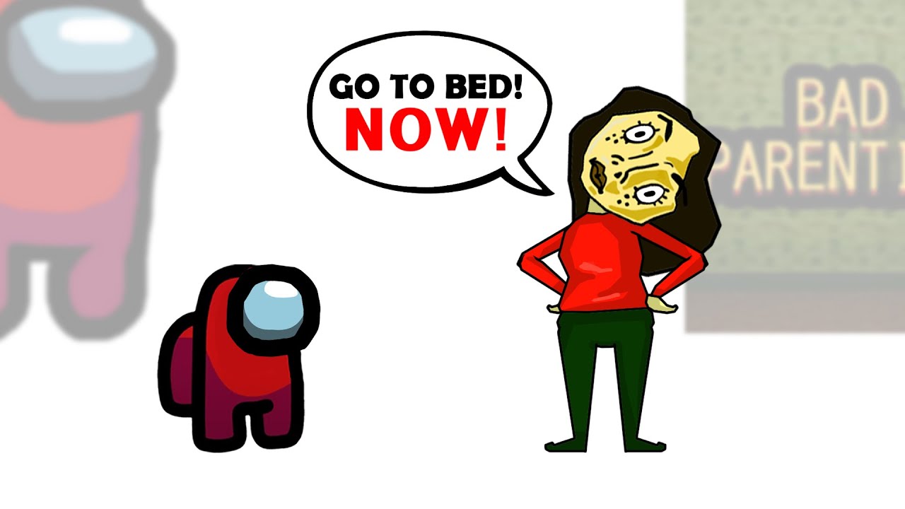 Mini Crewmate Kills Bad Parenting Characters | Among Us