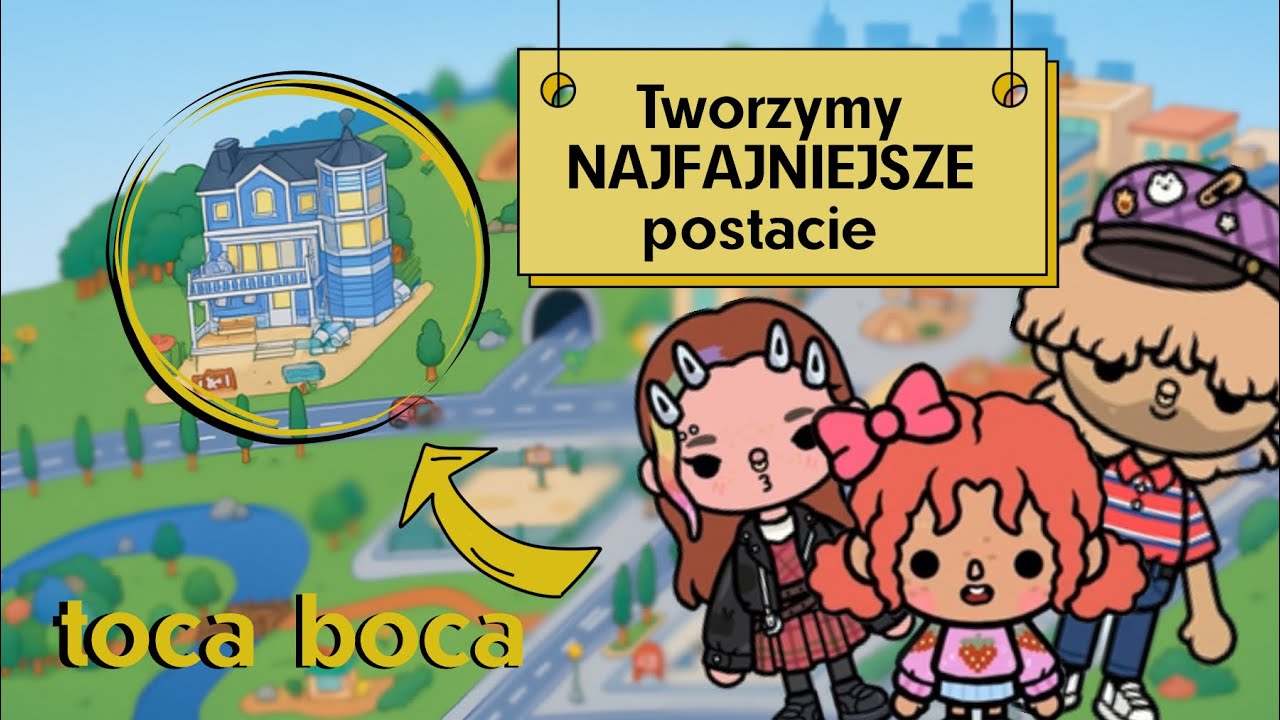 Tworzymy NAJFAJNIEJSZE postacie w Toca Boca! 😍 #tocaboca #ahaworld