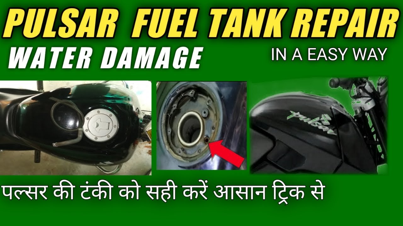 #bajaj pulsar fuel tank repair #pulsar fuel tank water drain hole block|PULSAR 150 |PULSAR180|