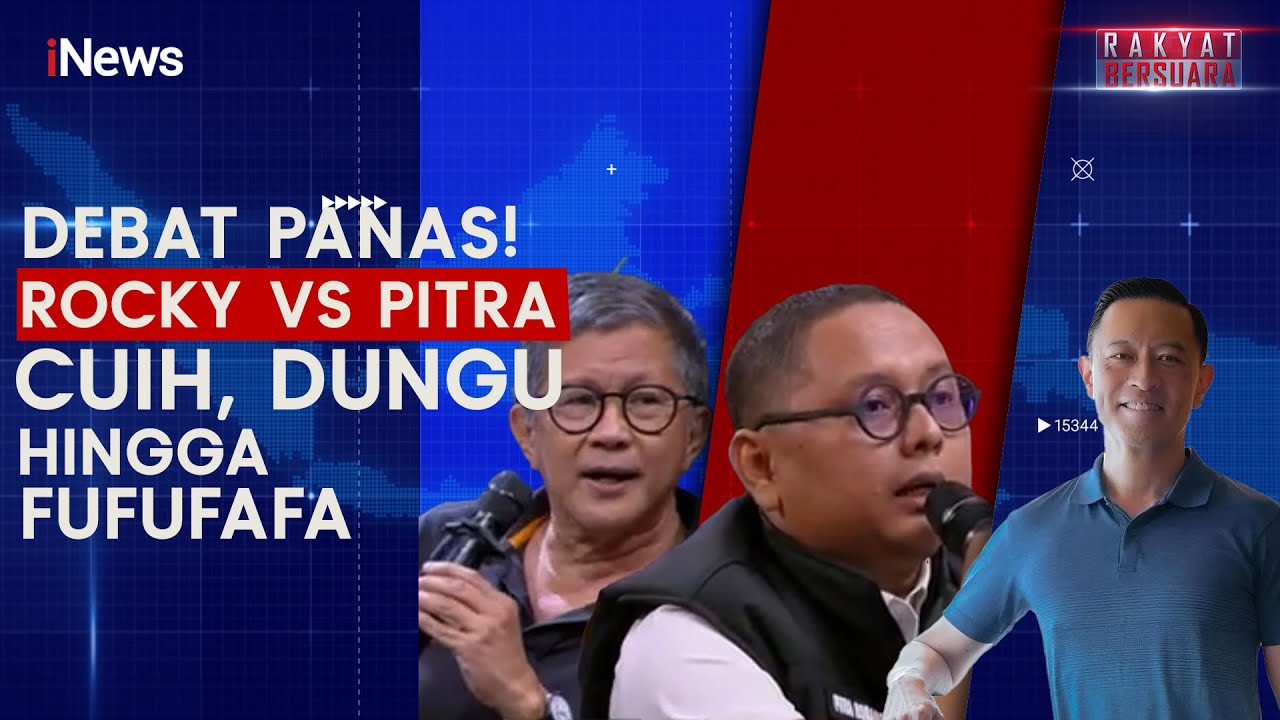 Cuih! Budak, Dungu hingga Fufufafa: Pitra Romadoni Bersitegang dengan Rocky Gerung | Rakyat Bersuara