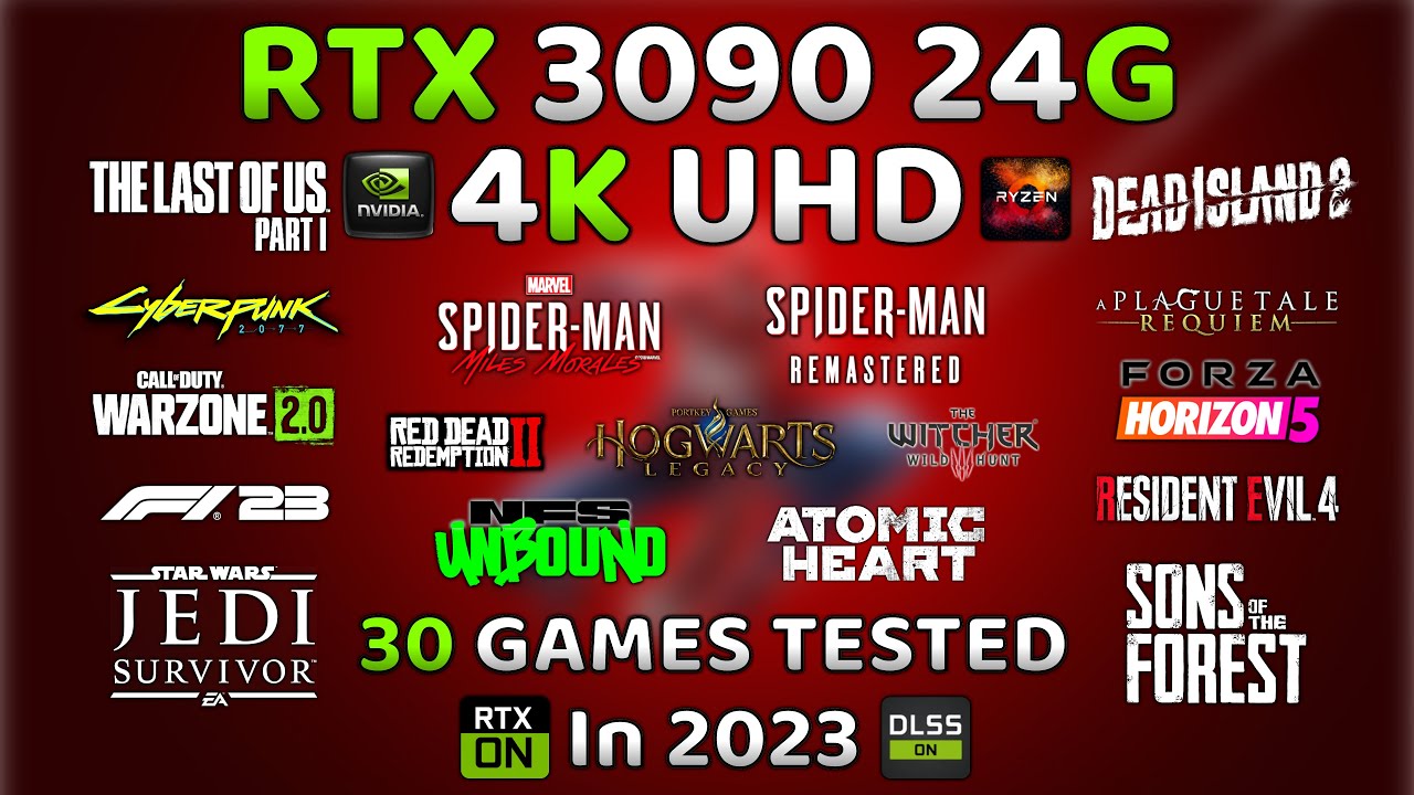 RTX 3090 in 4K UHD🔥 | 30 Games Tested in 2023