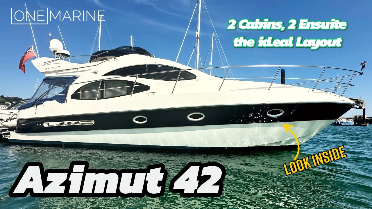 Продается Azimut 42 Flybridge — идеальный семейный круизер? 2 каюты и много места...