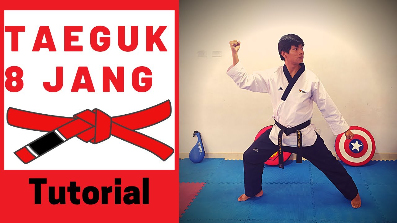 Poomsae Rojo p. Negra/ 8 Jang - Tutorial