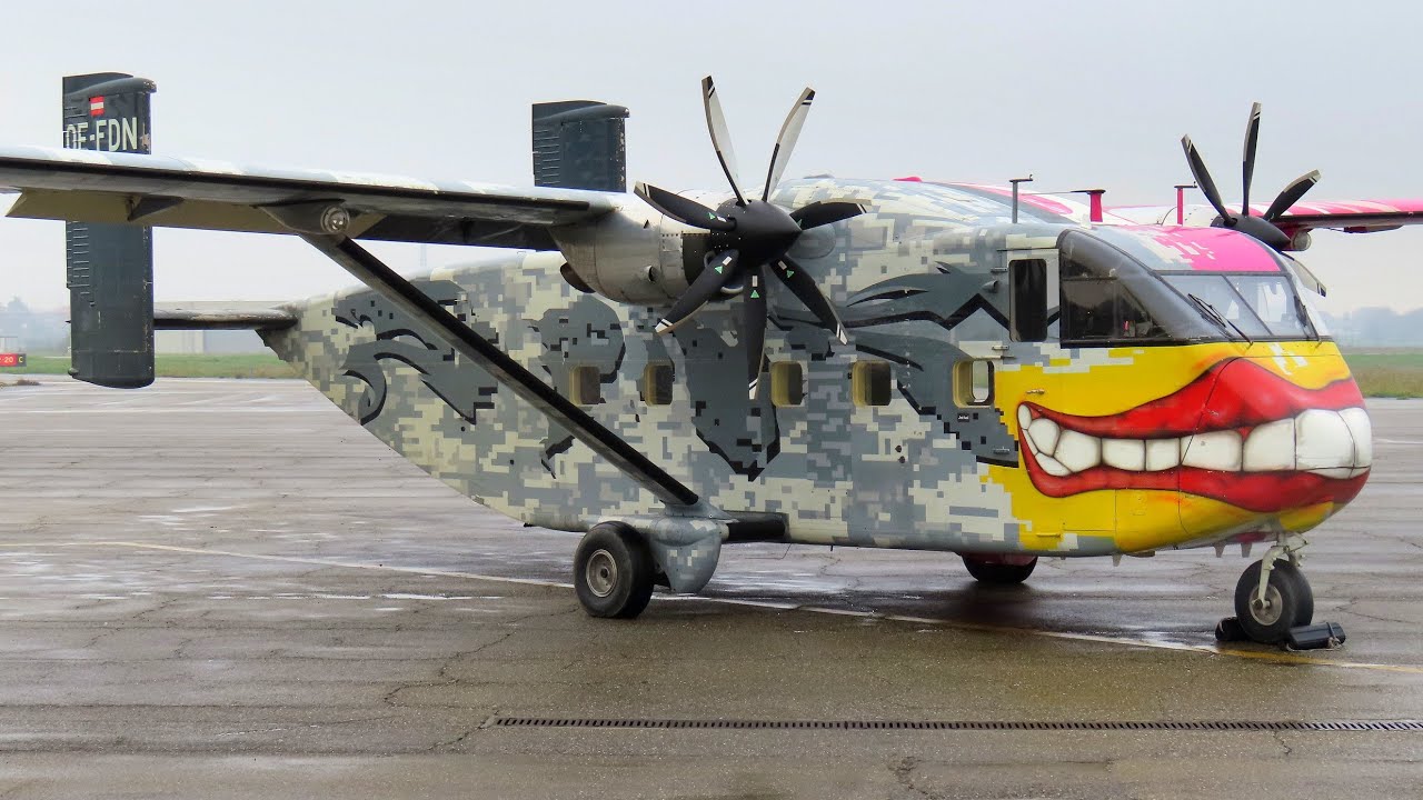 The Weirdest Plane in The World!! Turboprop Sound Short SC7 Skyvan Strangest Looking Plane Ever!