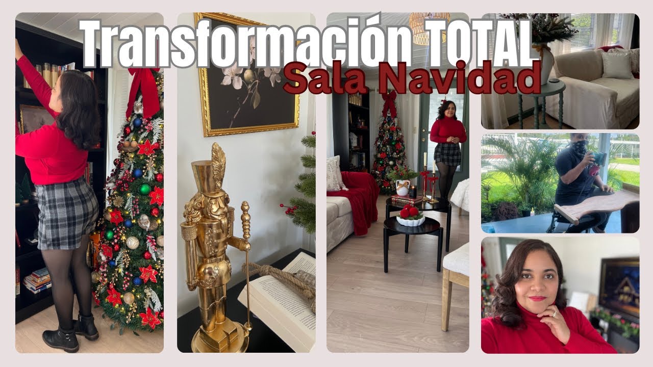 Transformación & Decoración Navideña de Mi Sala 2025🎄