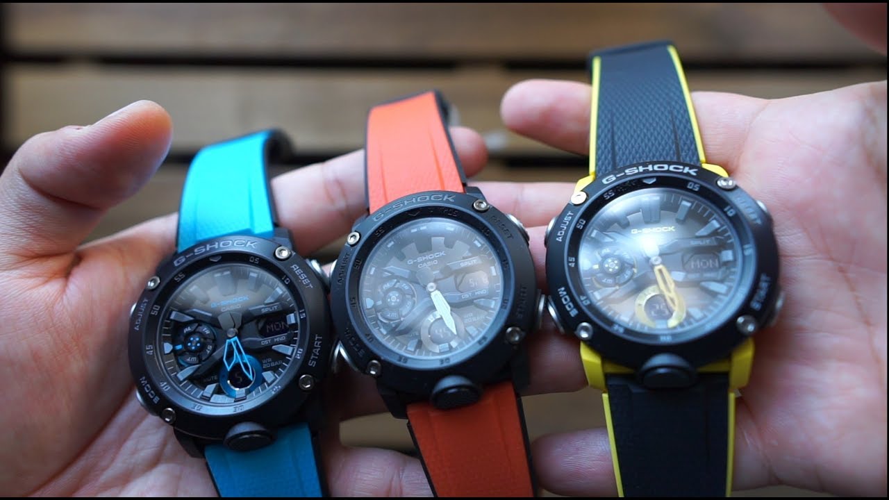 G-SHOCK GA-2000 Carbon Core Guard Series Preview and Unboxing