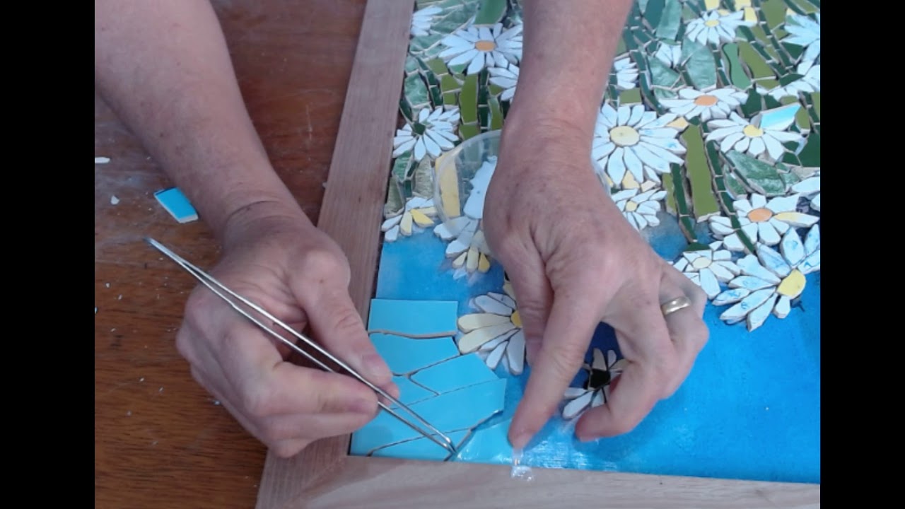 Aprenda Mosaico: Curso de margaridas | Aula 9
