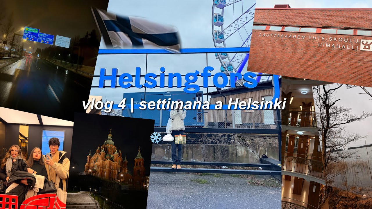 [vlog 4] Una settimana ad Helsinki (Erasmus+ '25) | theo's life ♡