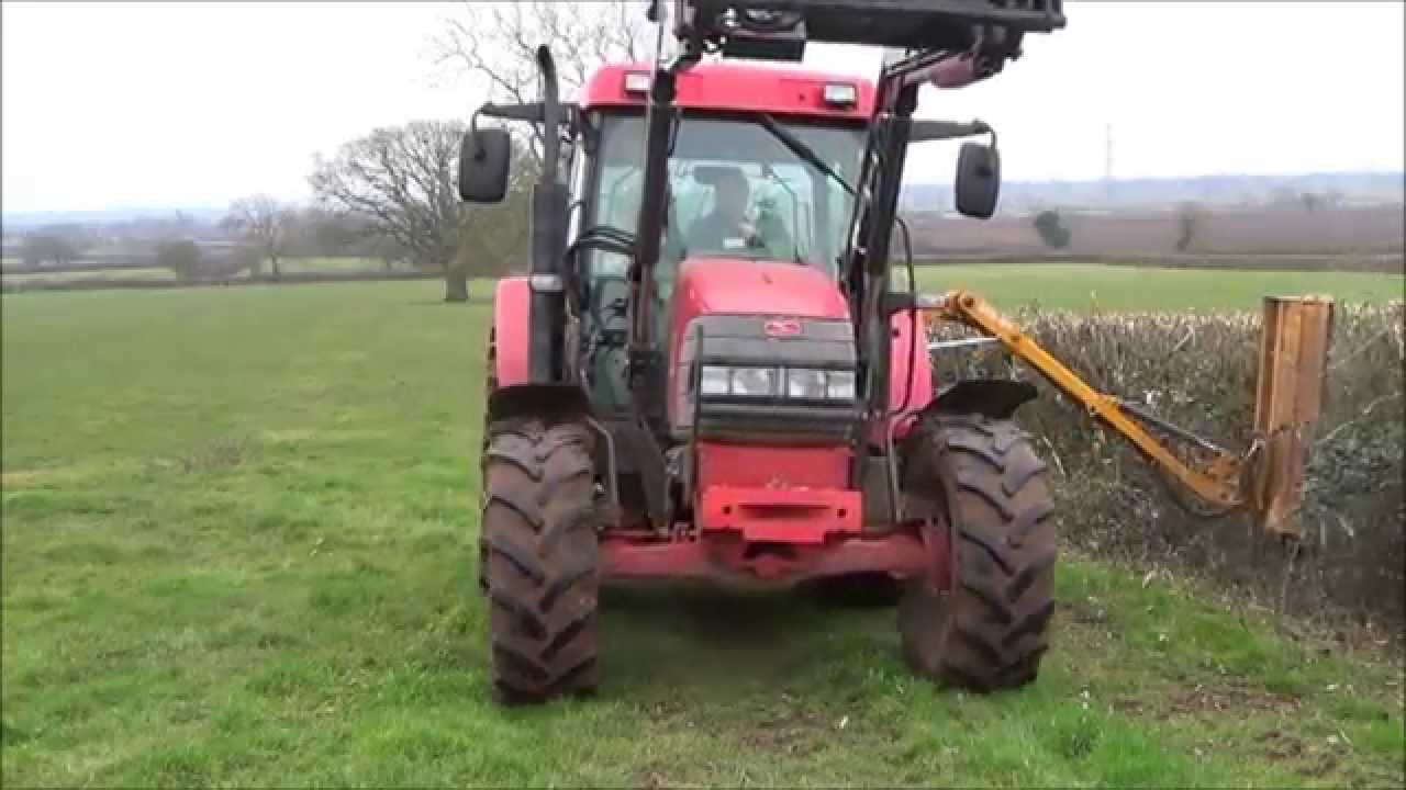 hedge trimming with the McCormick tractor.Part 2