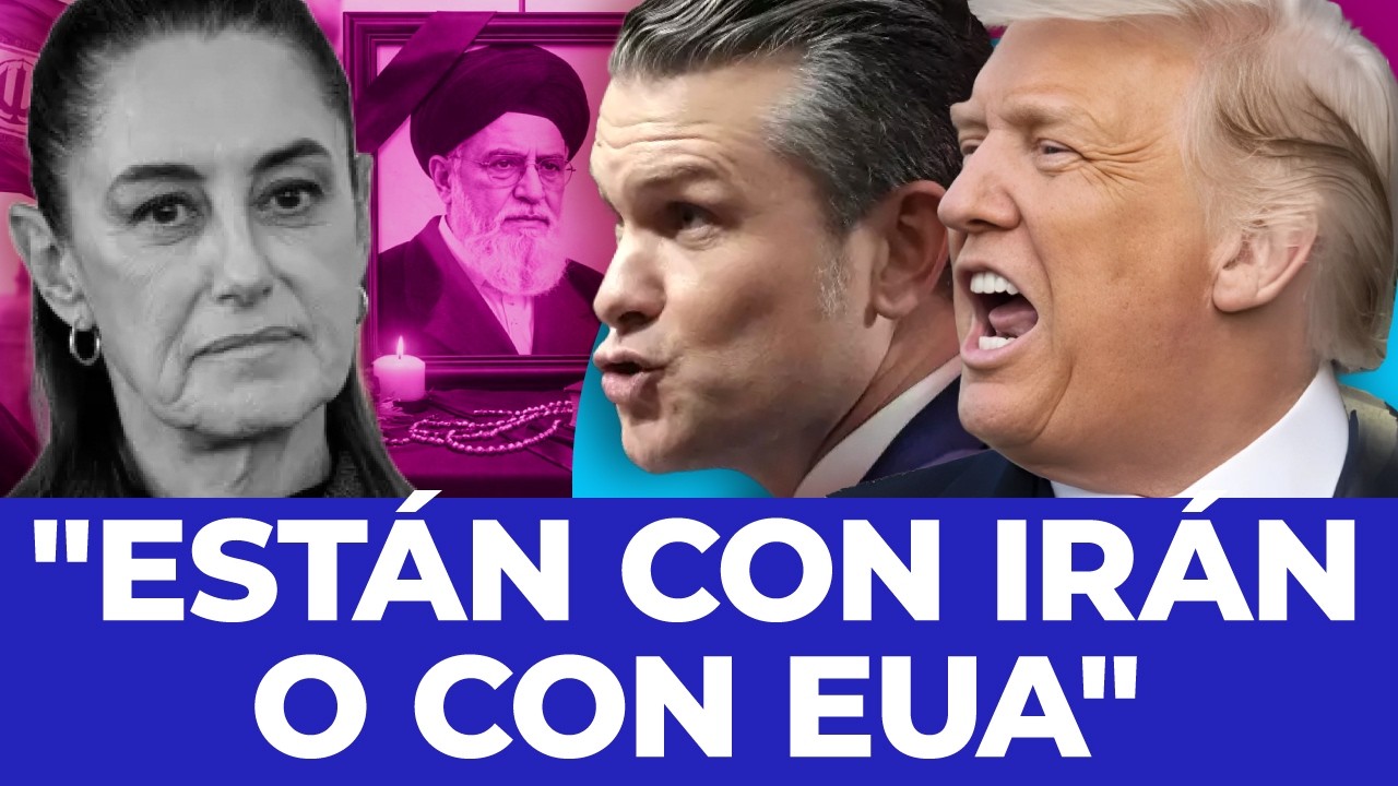 ¡ACORRALAN A SHEINBAUM! El Embajador de EUA la amenaza: ¿estás con Irán o Estados Unidos?