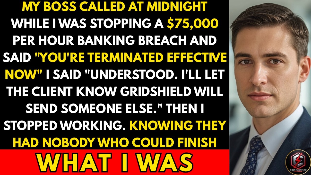 Fired While Fixing $75k/Hour Crisis In NYC. I Said 'Find Someone Else.' They Sent His Son