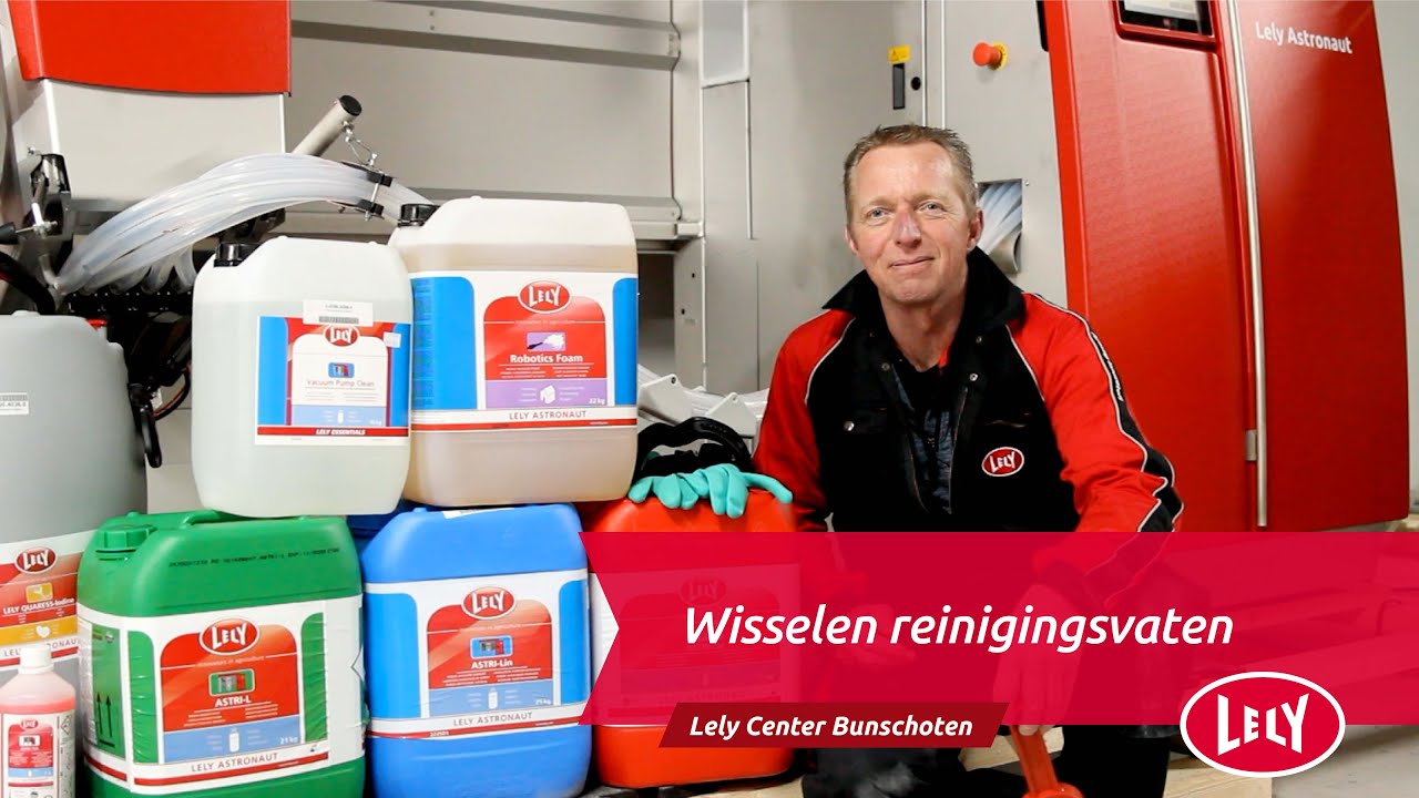Lely Astronaut - Wisselen reinigingsvaten - Lely Center Bunschoten