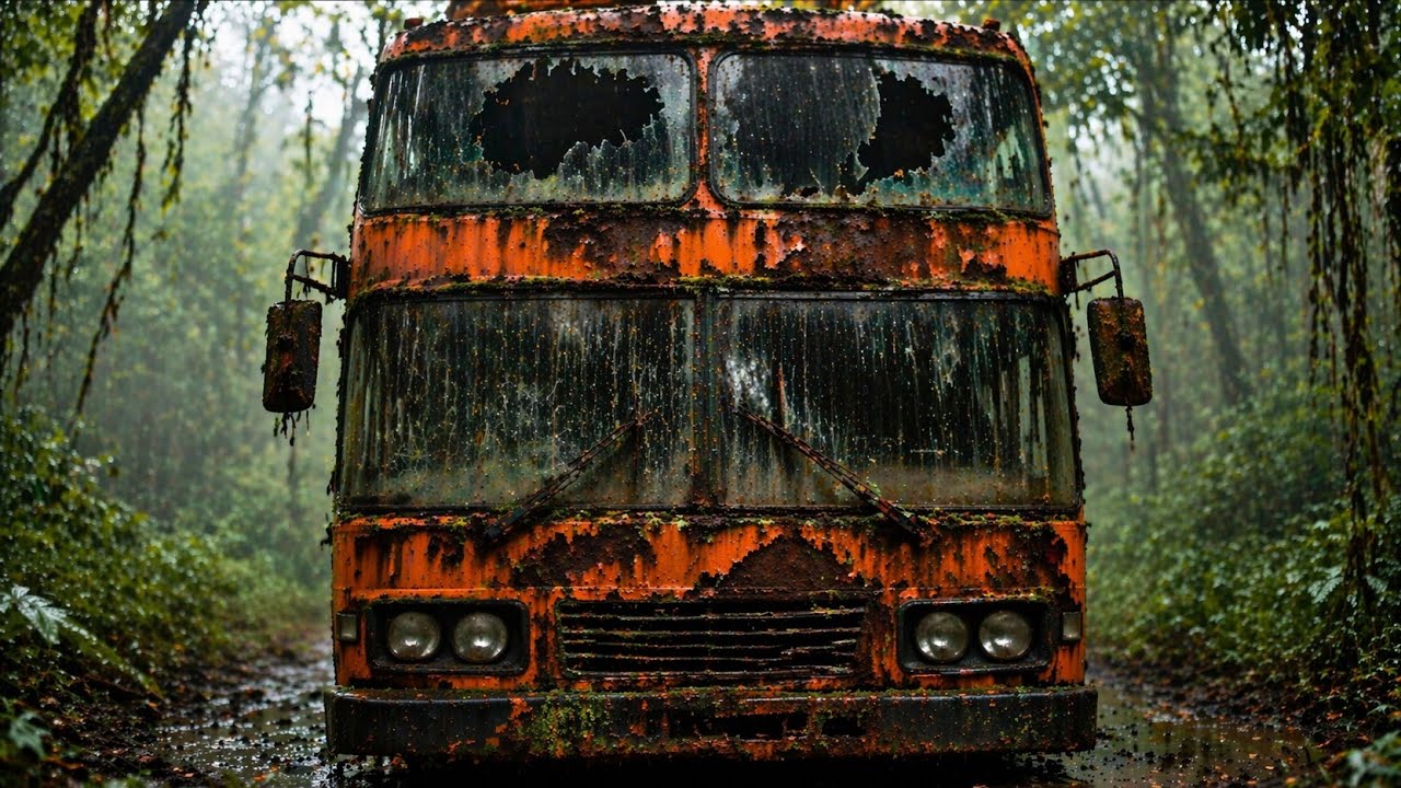 From Rust to Matte Black… Double Decker Bus Restoration (ASMR)