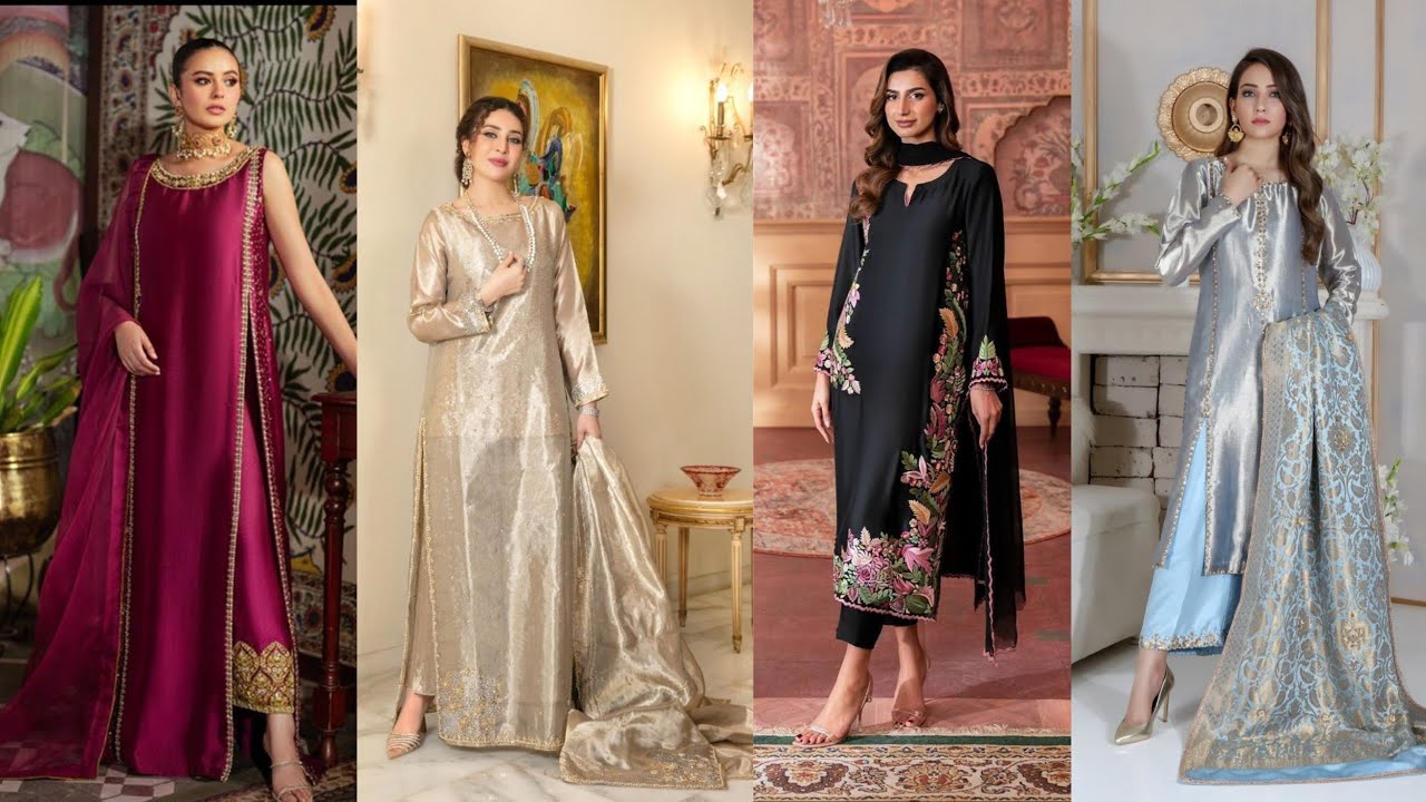 New Trendy Silk outfits ✨️ Indian Dresses Collection 2026 #viral #1million #foryou #fashion #video 