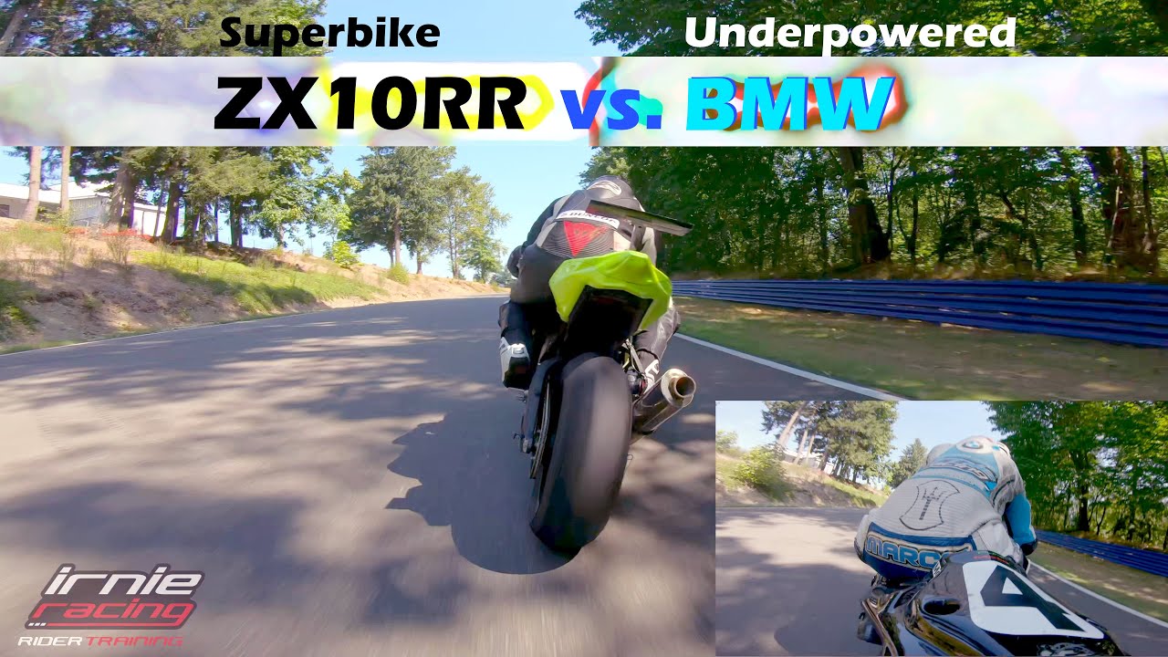 Underpowered BMW S1000RR Hunting ZX-10RR Superbike Lap 10