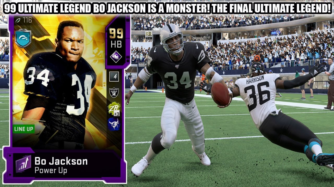 99 OVERALL ULTIMATE LEGEND BO JACKSON IS A MONSTER! THE FINAL ULTIMATE LEGEND! | MADDEN 20