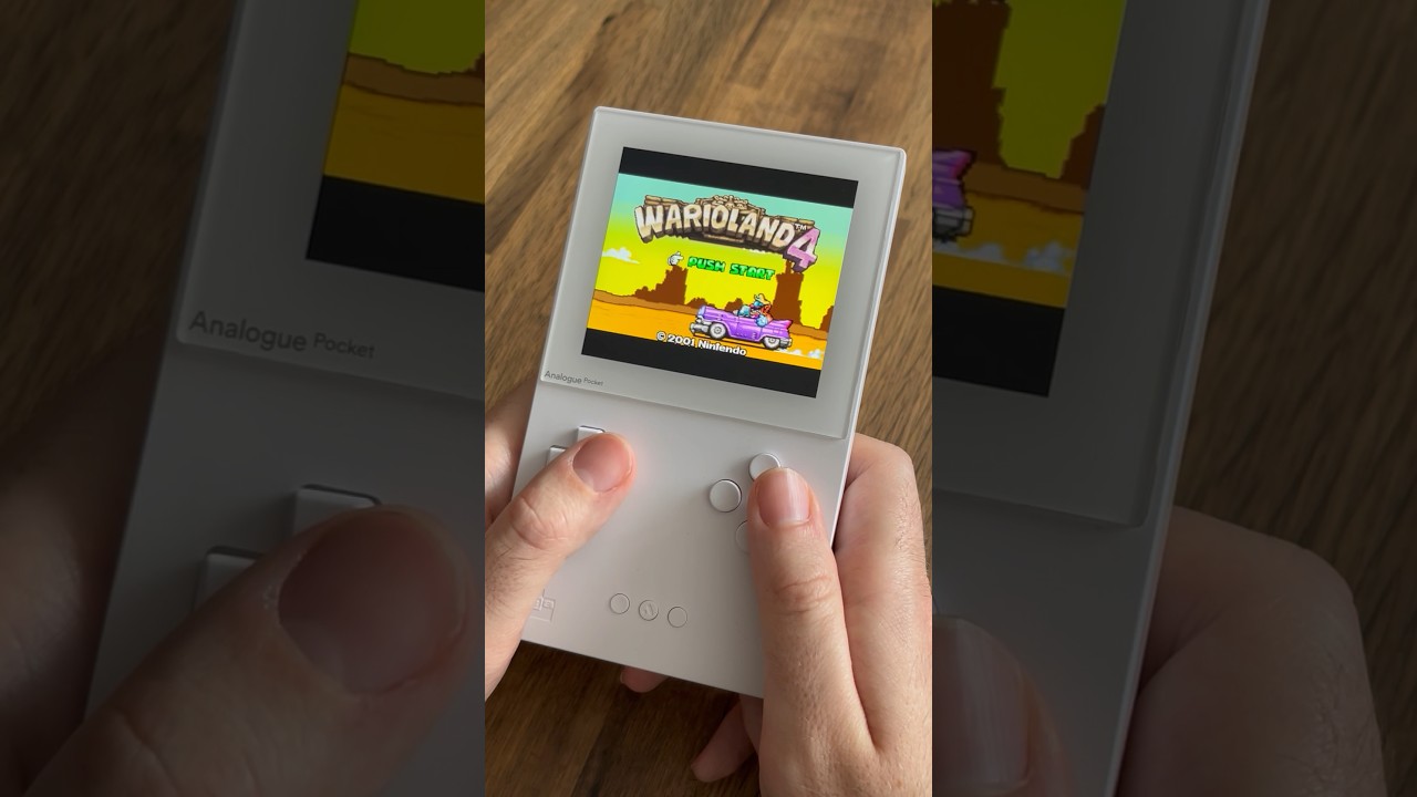 Replaying Wario Land 4 on Analogue Pocket!