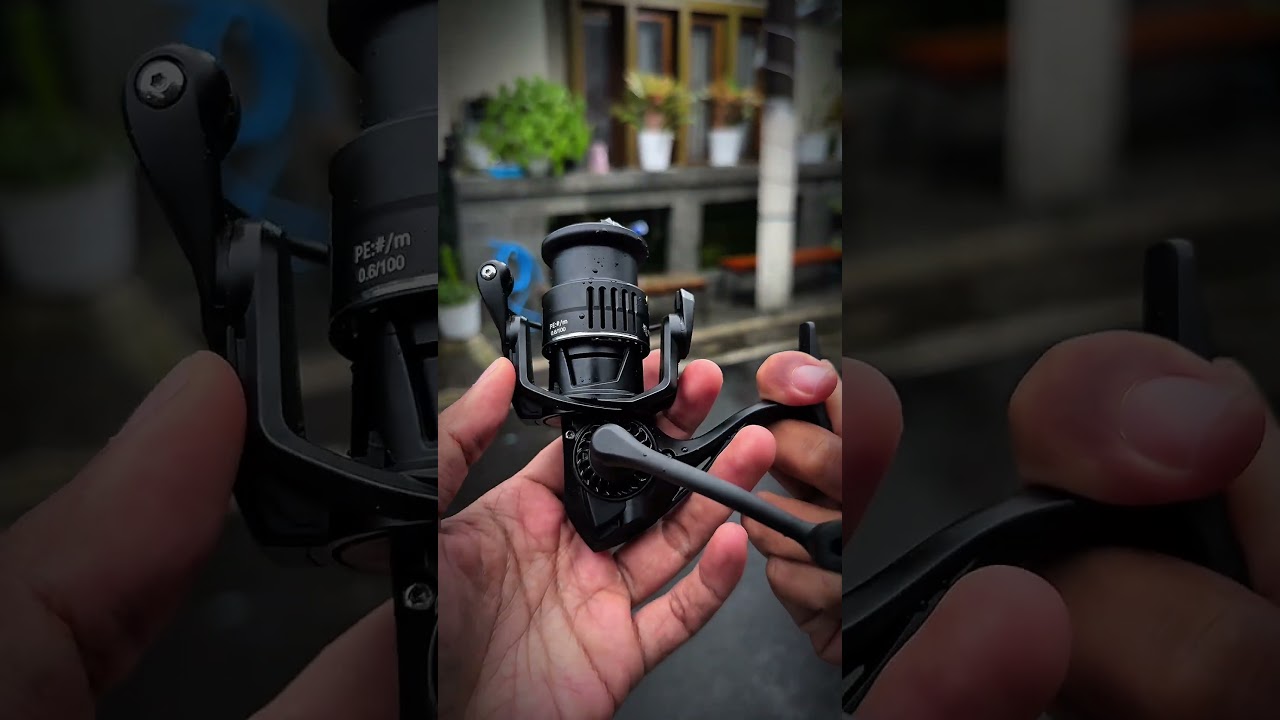 SW, power handle, hitam garang! Yang baru dari Exvius, reel spinning Exvius Black Myth.