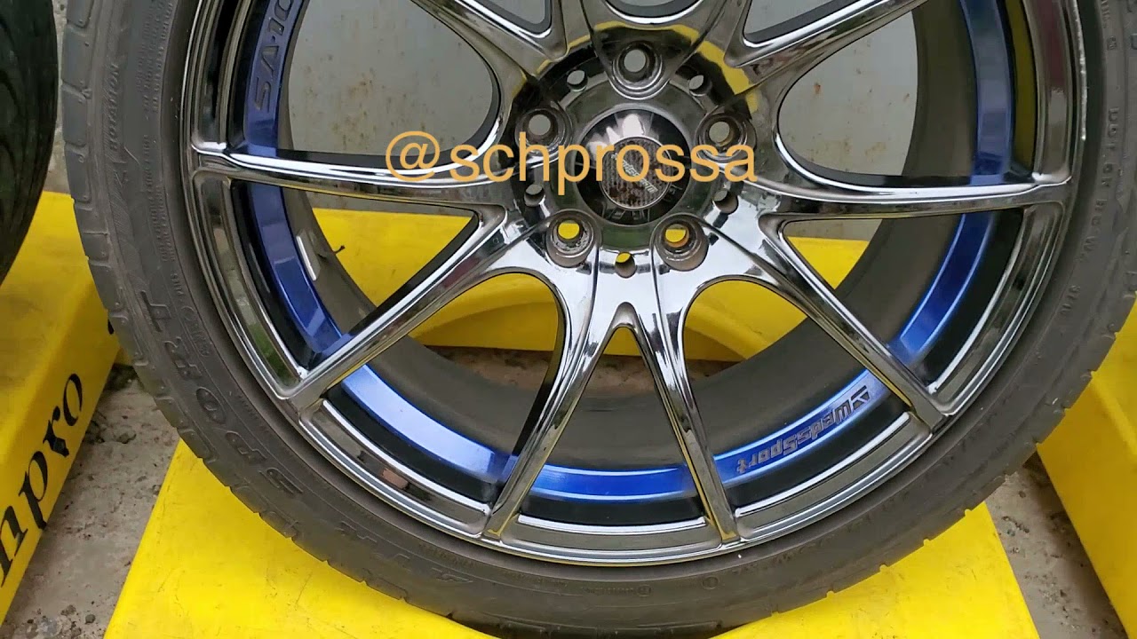 Разноширы Weds Sport SA-10R на лете 225/45/18 и 245/40/18