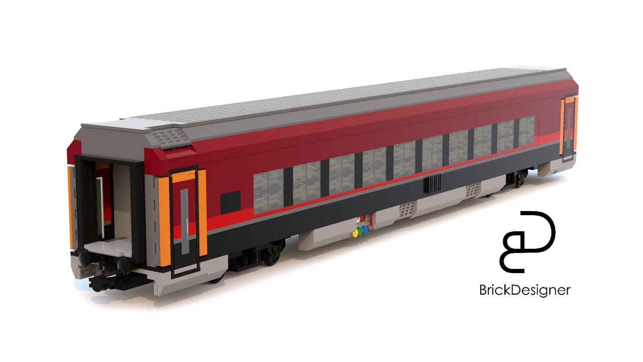 LEGO MOC - WANNA GET ONE? SUPPORT ON LEGO IDEAS!! Railjet Economy (2nd) Class Car