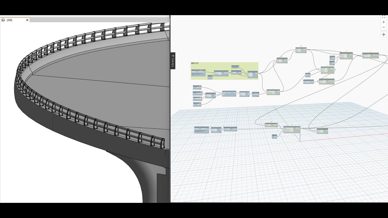 Using Dynamo to place Multiple Railing balusters on Curved Box Bridge