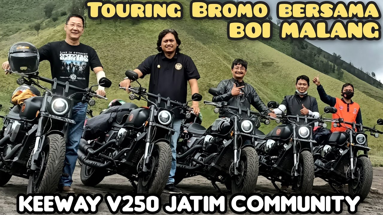 keeway v250 jatim  touring Bromo bersama BOI malang raya