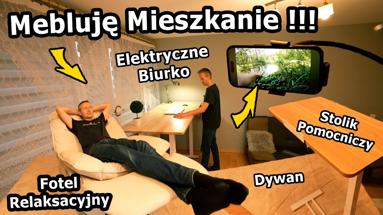 Jak TERAZ Wygląda Mieszkanie? - Skręcam Fotel Relaksacyjny i Elektryczne Biurko FlexiSpot (
