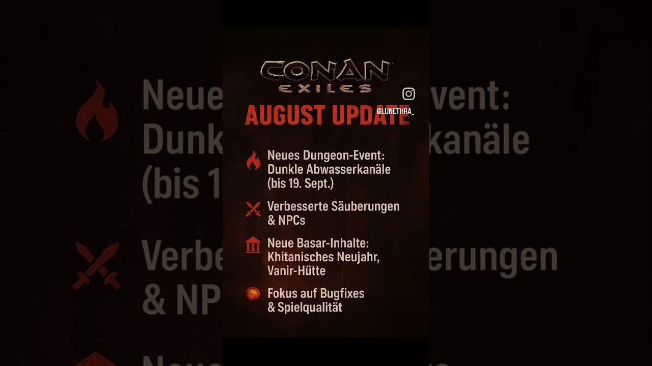 Conan Exiles Update August 2025