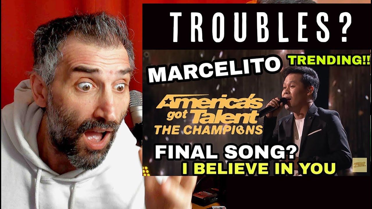 Marcelito Pomoy - I Believe In You (Celine + El Divo) | Possible AGT FINALS SONG? reaction